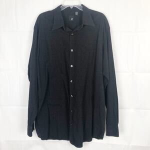 J. Ferrar Men's Button Down Embroidered Shirt Size 2XLT